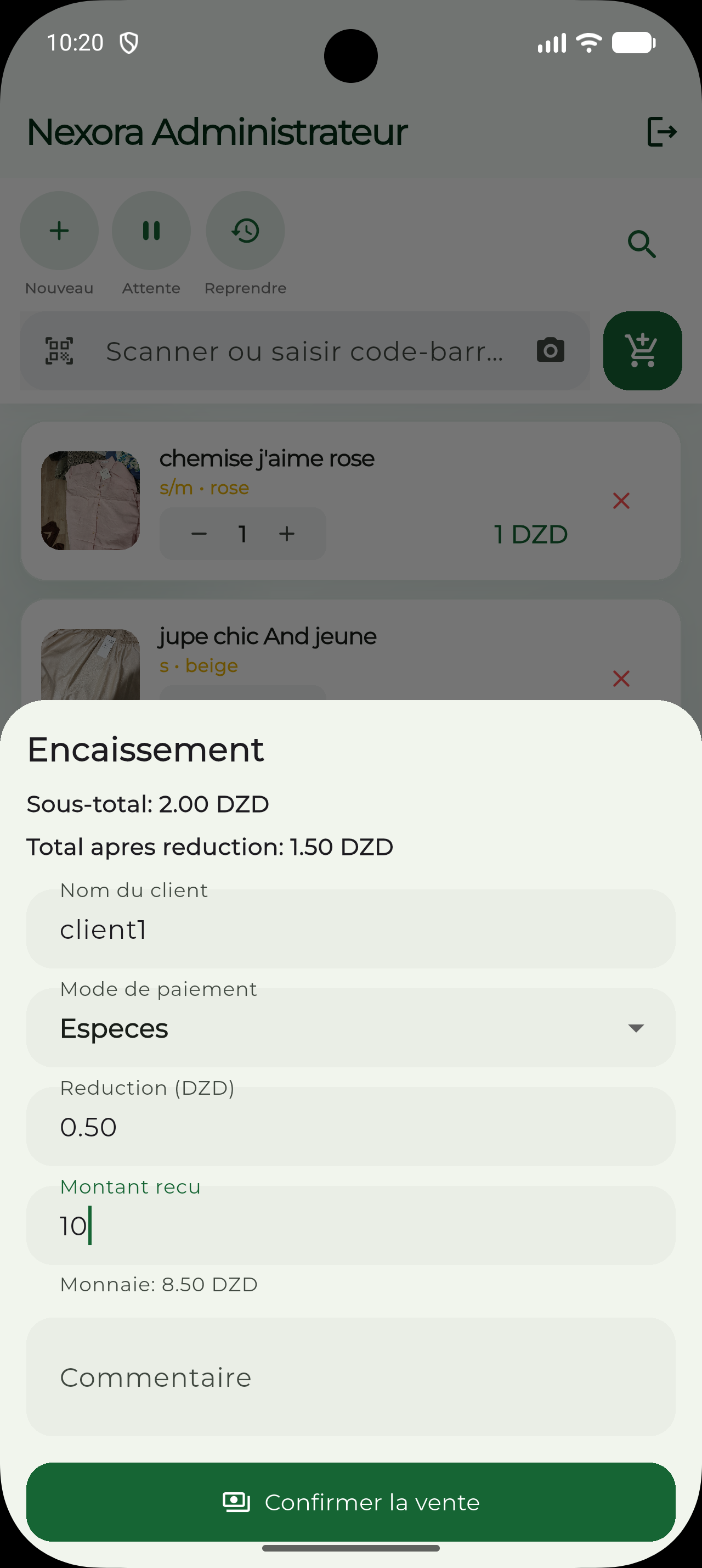 Encaissement