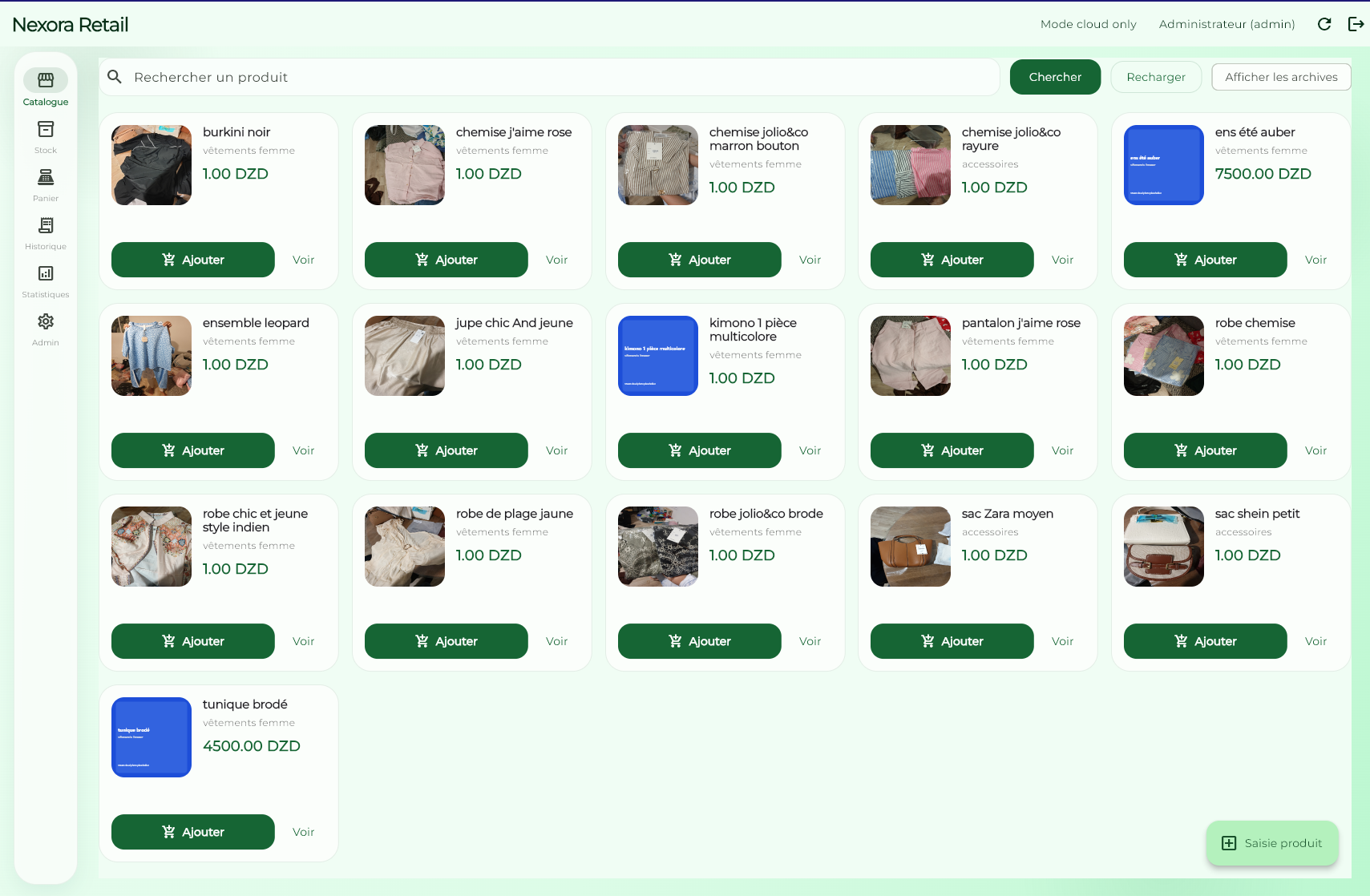 Catalogue Nexora